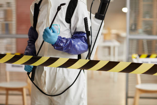 Professional Biohazard Cleanup technician working in New Milford, IL